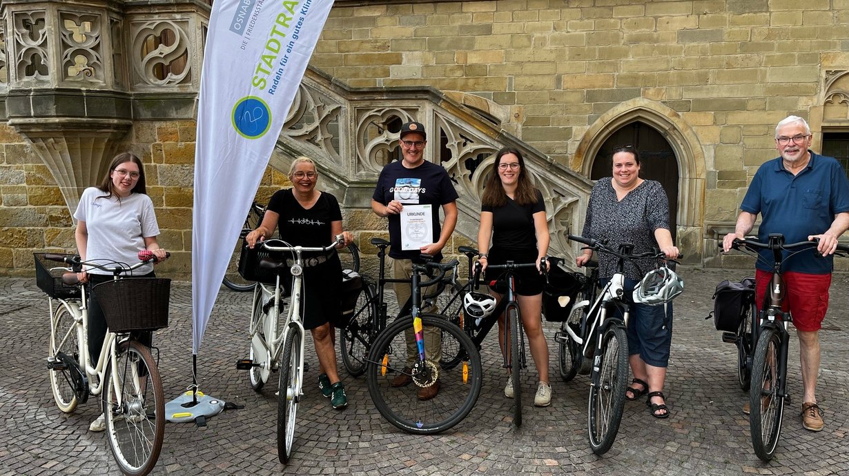 „Team Schinkel“ im Rahmen von „Stadtradeln“ geehrt