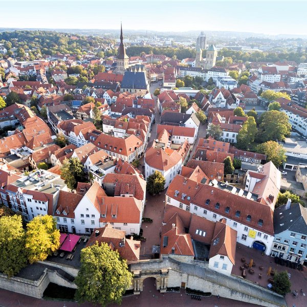 Luftaufnahme Osnabrück Altstadt