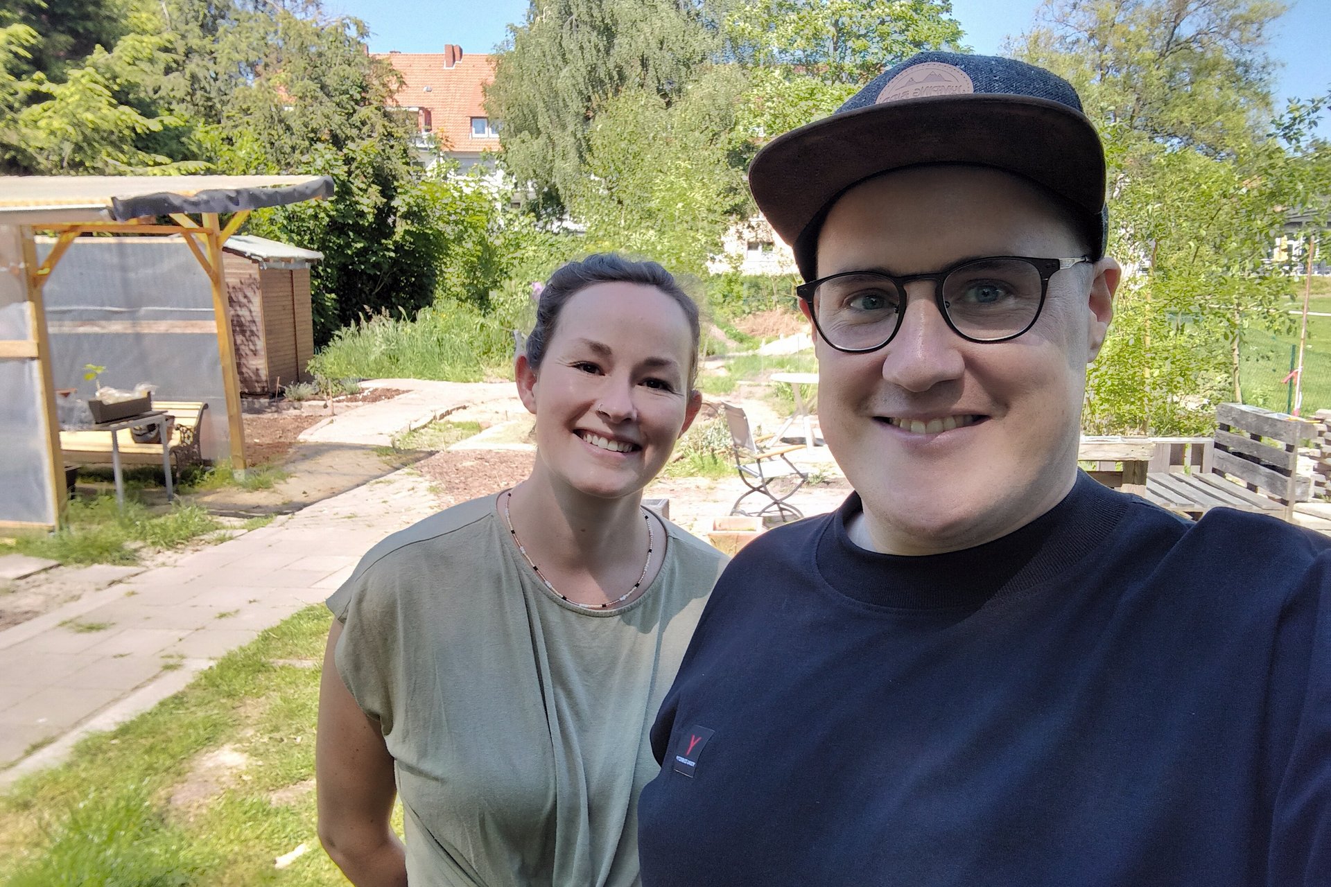 Tom Herter zu Gast bei Lena Kruthaup im Wandelgarten