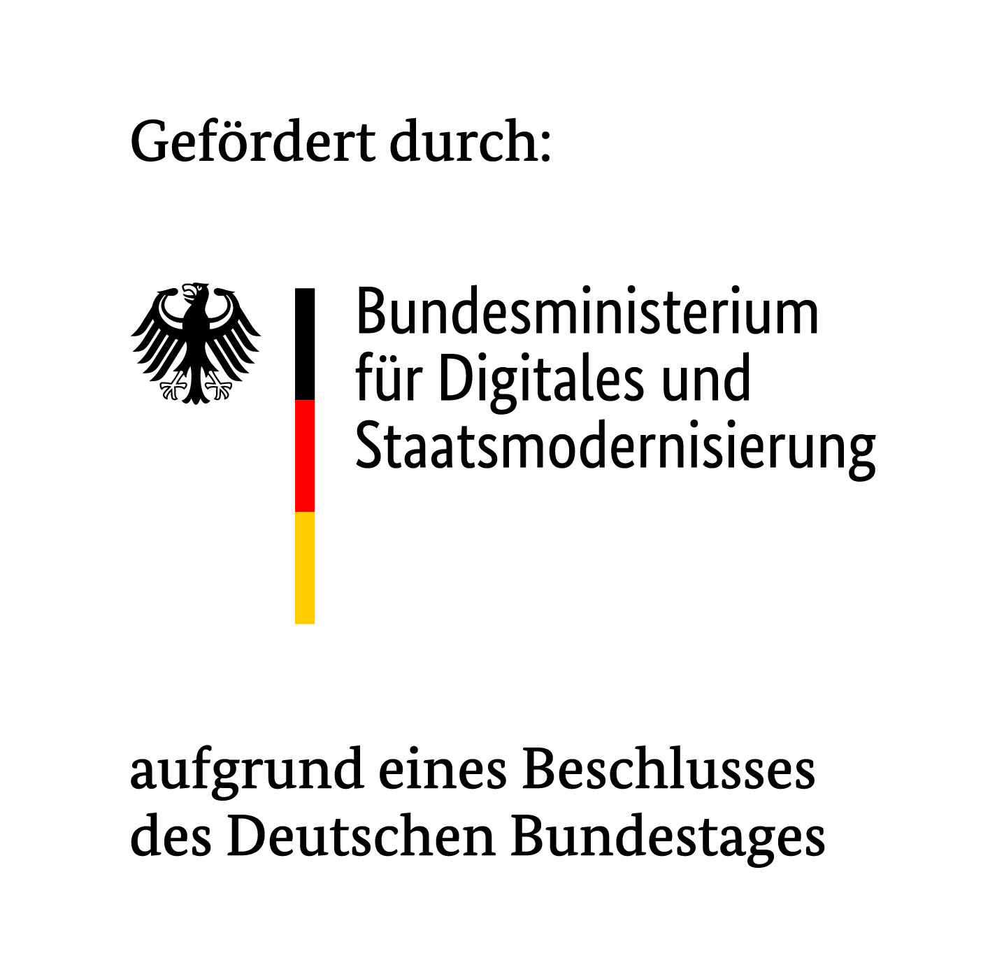 Logo des Bundesministeriums für Digitales und Staatsmodernisierung