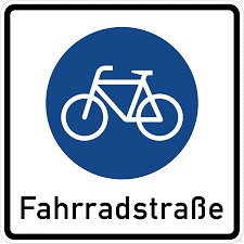 Beginn der Fahrradstraße (Zeichen 244.1)